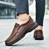 Fashion Classic Slip-On Shoes Genuine Leather Business Casual Shoes for Men Non-Slip Comfortable Footwear 2025 New Men's Penny Loafers