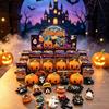 Halloween Spooky Pumpkin Pinch To Relieve Stress and Vent Small Toy Squeeze Gift Box