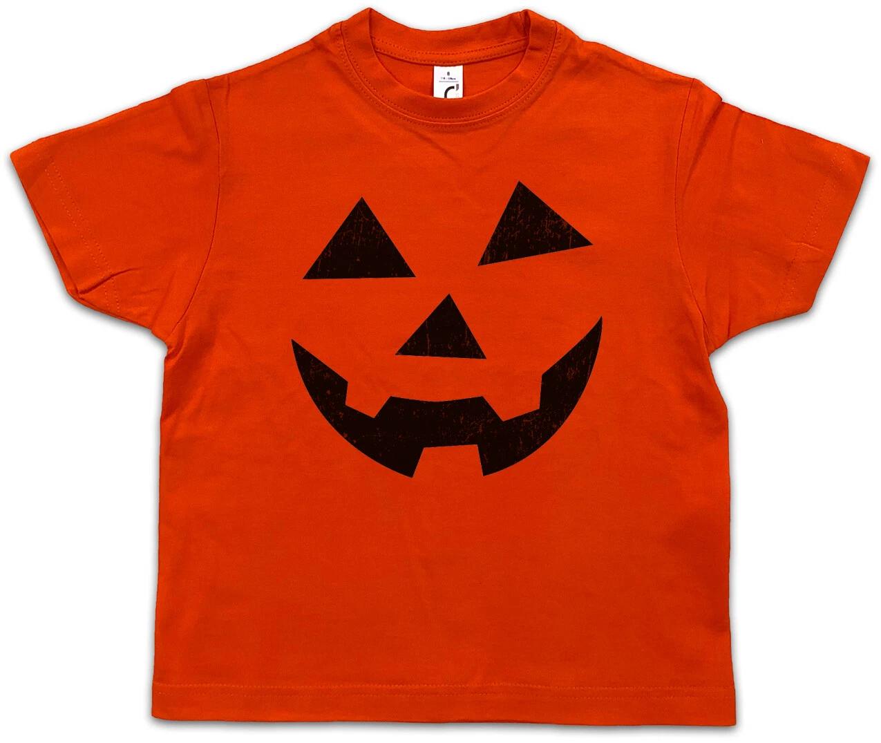 GLOWING HALLOWEEN PUMPKIN IV Kids Boys T-Shirt Horror Trick or Treat Pumpkin- 140