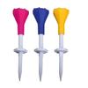 5 st Golf Steg ner Tee Plast Golfboll Tee Justerbar Höjd Golf Tee Gåva