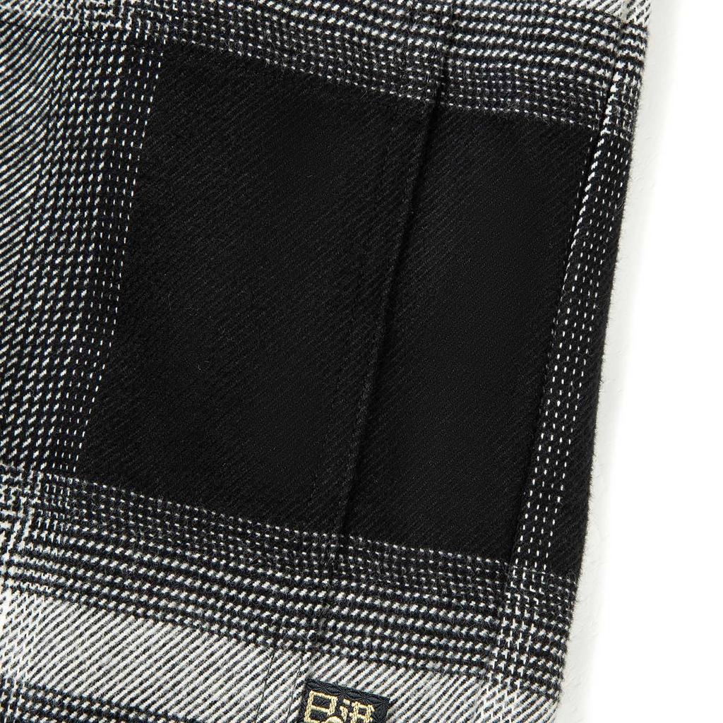 Lining Sports Lifestyle Series Plaid Zip-Up Hooded Versatile Loose Long Sleeve Shirt Men shirts AFDW137-3