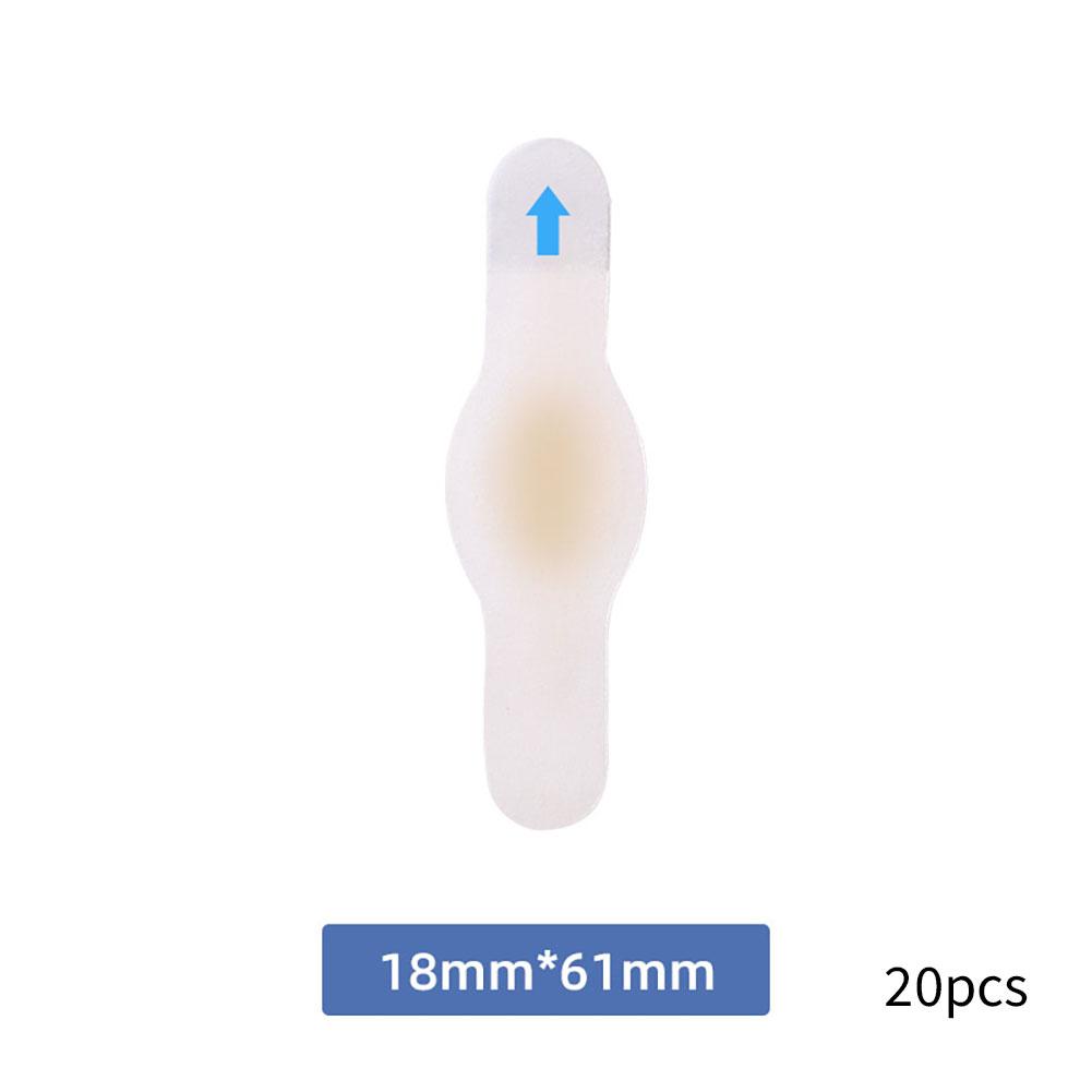 20PCS Soft Gel High Heel Foot Patches Adhesive Heel Blister Bandage Hydrocolloid Shoes Stickers Pain Relief Plaster Foot Care