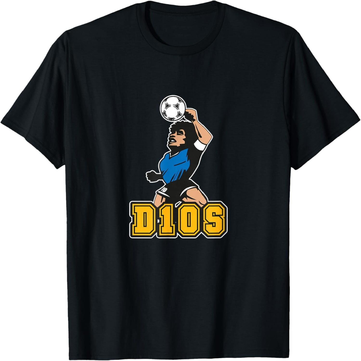 Maradona Mano de D10S Toon T-Shirt S