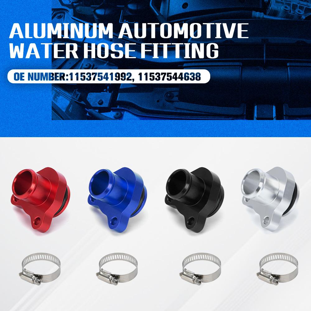Neuer Aluminium-Wasserschlauchanschluss, Ersatz-Auto-Ersatz-Rohrverbinder 11537541992 11537544638 für BMW N54 335i 135i