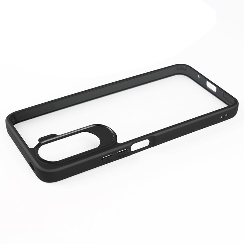 For Honor 90 Lite 5G/X50i 5G Shockproof PC+TPU Clear Phone Shell Anti-Fingerprint Phone Case Cover