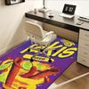 1 Stück Takis, Fuego, Limette Büroteppich Weicher Polyester-Eingangsteppich Waschbar Rutschfest Maschinenwaschbar
