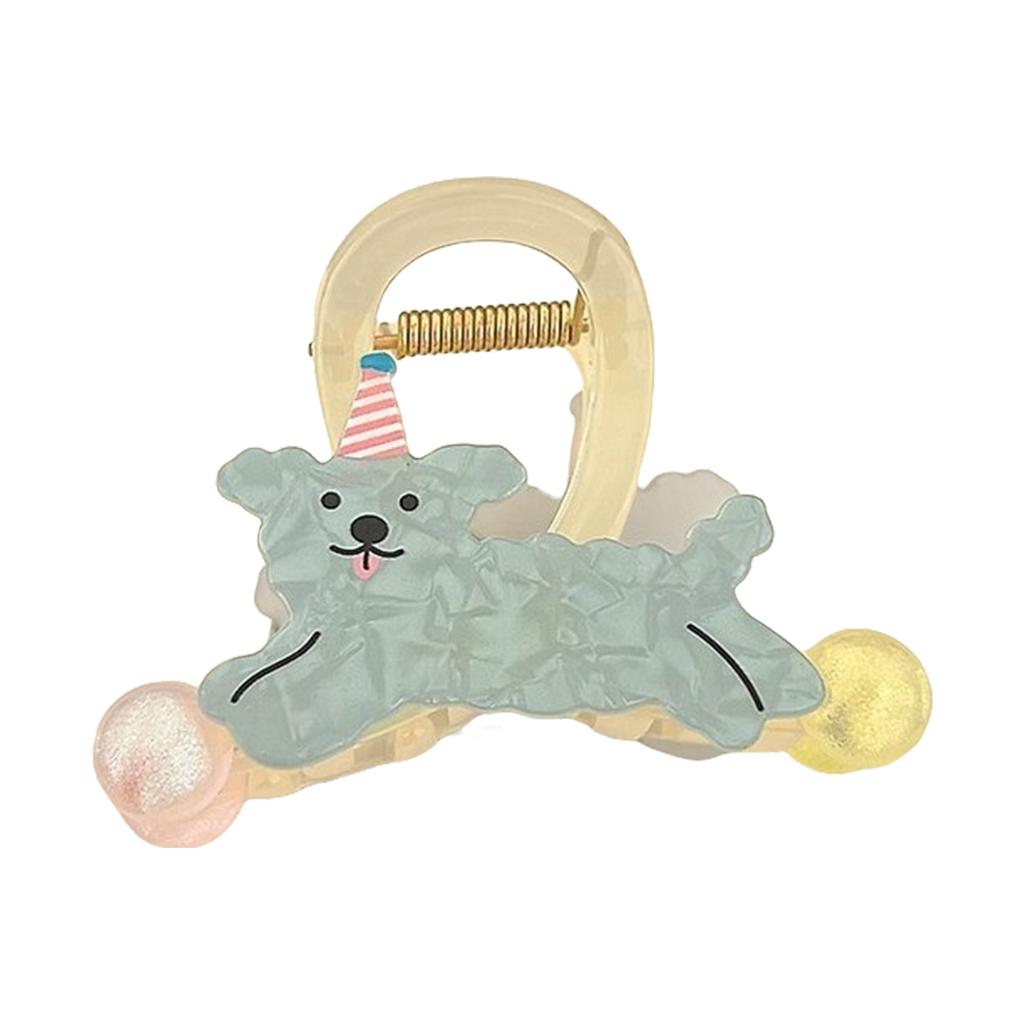 Cartoon Claw Clip for Women Kids Hair Claw Clip Dog/Cat Hair Grip Hair Styling Ponytail Holder for Daily Use Hair Decors