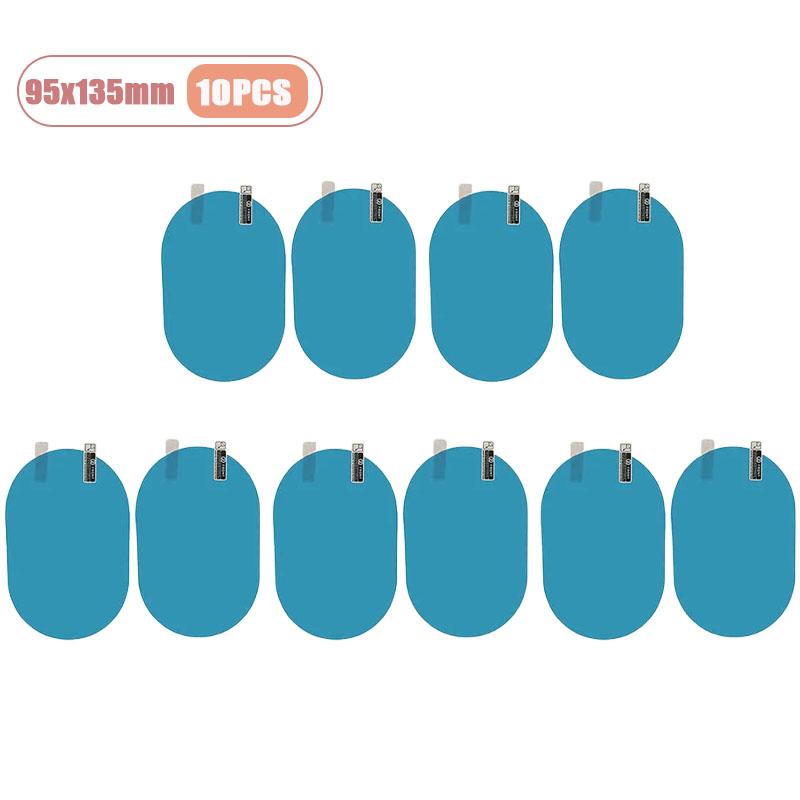Car Rearview Mirror Rain Prevention Film Set with Anti Fog Waterproof  for Truck Vehicle Window Glass Safe Driving In Rainy