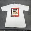 ALORÉ Shirt Mens Medium White Friends Forever Dog Cat Graphic Tee Made USA Unisex T-Shirt