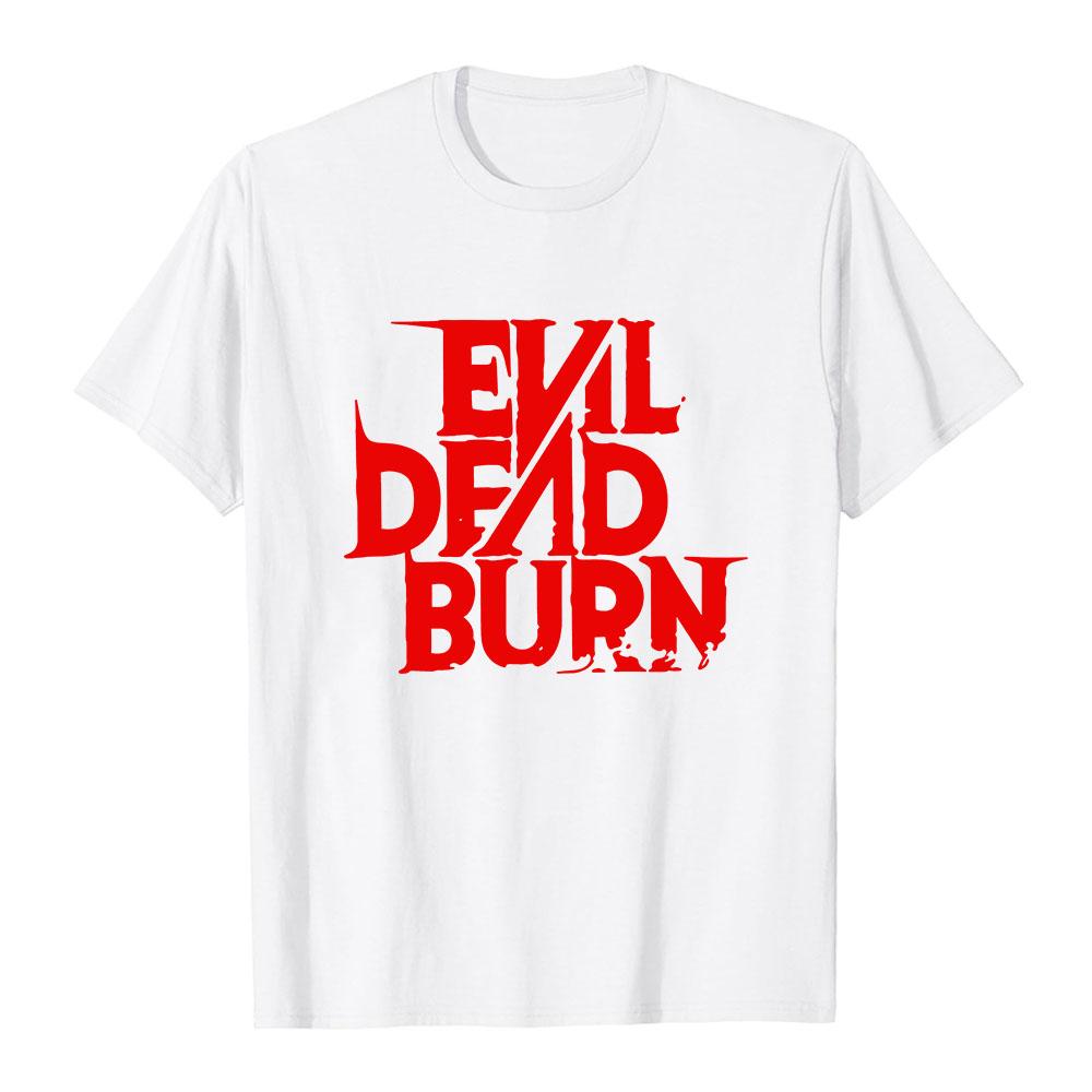 Camiseta Evil Dead Burn para Hombre Mujer Ropa Cuello Redondo Algodón Manga Corta Unisex Camisetas Estampado Gráfico Merch Ropa Casual Suave