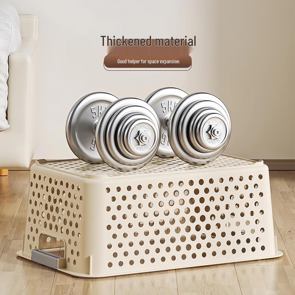 Pusty Kosz do Przechowywania Przekąsek i Zabawek - Duży, Pogrubiony Plastikowy Pojemnik do Użytku Domowego