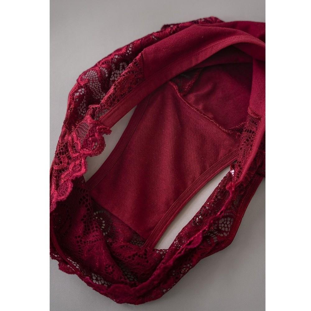 Low-waist Mesh Lace Briefs Hollow-out Women's Underwear Creative Lace Seamless Panties  Female