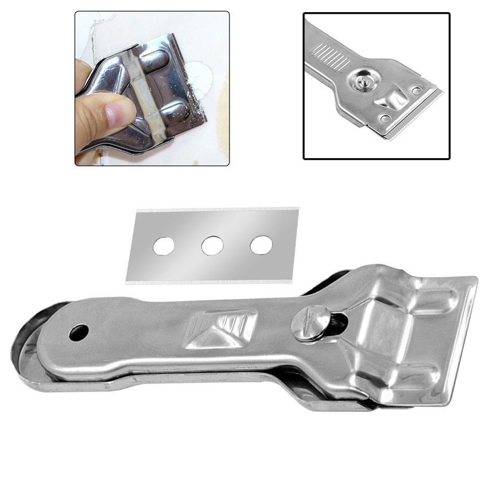 Hand Tools Scraper Cleaner Home Ceramic Cleaner Glass Hob Scraper Multifunction Silver With 1pc Blade Brand New
