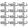 12Pcs Double Hook Shoe Drying Racks Plastic Shoes Hangers Sturdy Organizer for Slippers Sandals Shoe Drying Hook
