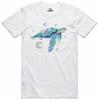 Psychedelic Turtle Nature Print 100 Cotton Regular Fit T Shirt