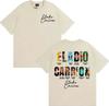 Rapper Eladio Carrion Album Cover 2025 Tour T Shirt Men Women Vintage 90s Hip Hop Street T-shirts Casual Loose Overd T-shirt#Color(3)