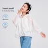 Girls' Ice Silk Hooded Sun Protection Cardigan