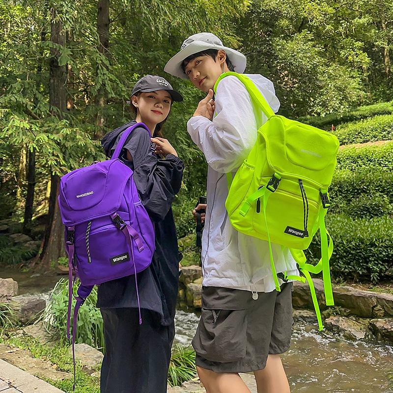 Schoolbag Large Capacity Casual Backpack 1011 New Tooling Wind Multicolor Travel Bag Campus School Bag Mountaineering Outdoor Bag Men