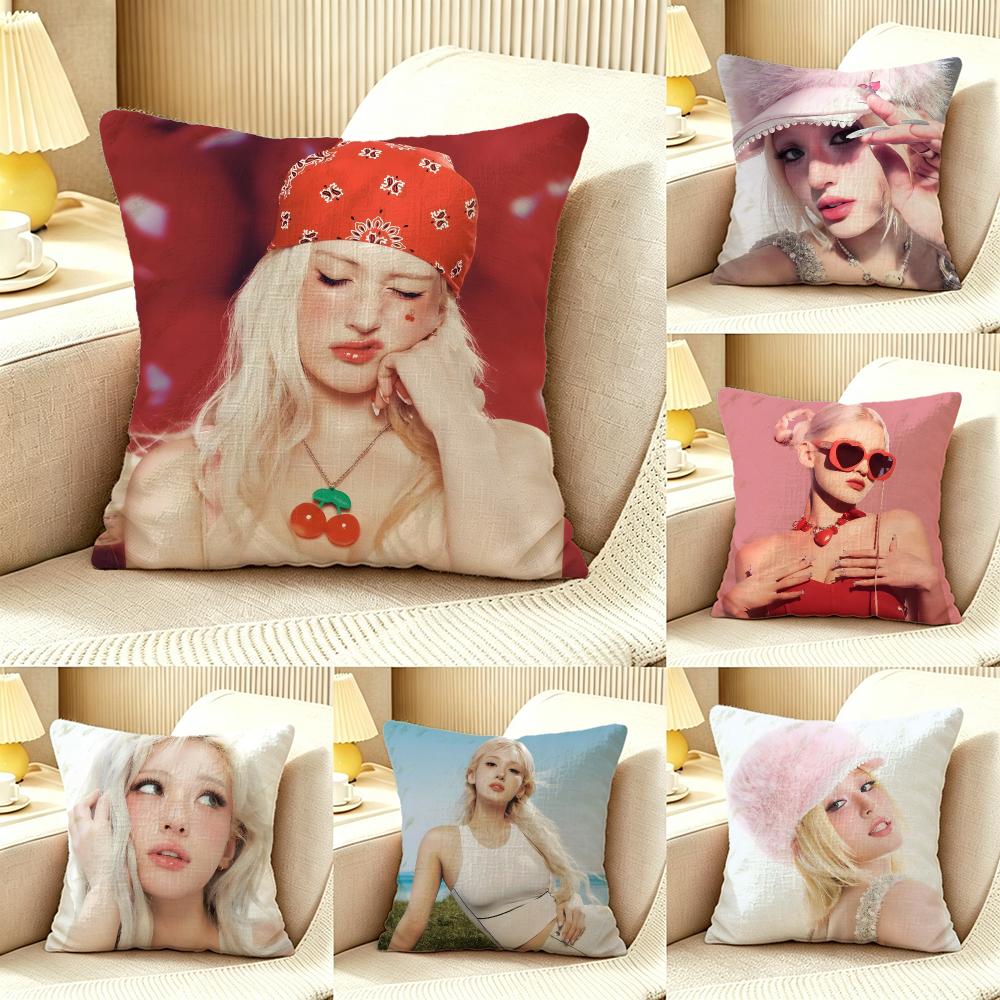 Singer Singer Somi Cushion Cover Pillow Cover Nordic Minimalist Throw Doublesided Print Cushion Case For Sofa Bedroom Decor