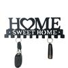 1SET Home Key Hanger Wall Rack Metal Art Decorative Hook Keysholder Hats Porch