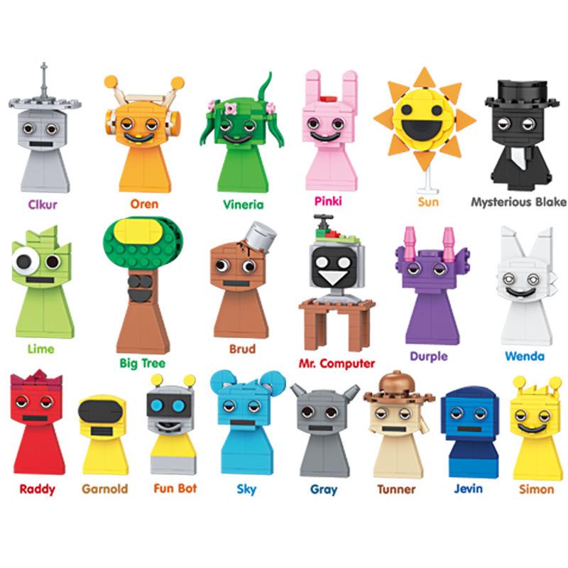 6-in-1 Rhythm Box 20 Figures Dark Simon Music Game Toy Building Blocks Set 7718+7719