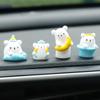 Neue süße Bären-Auto-Harz-Ornamente Cartoon-Mini-Tierpuppe Auto-Armaturenbrett Mittelkonsole Dekorative Accessoires Kreative Geschenke