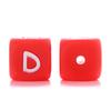 10Pcs/Lot 12mm Silicone Letter English Alphabe Beads Food Grade Silicone Chewing Beads DIY Baby Teething Toys Necklace Pendant