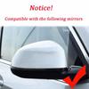 For BMW X3 G01 X4 G02 X5 G05 X6 G06 X7 G07 2018-2025 Car Sticker Rearview Side Mirror Cover Wing Cap Exterior Rear View Trim ABS