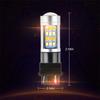 4Pcs Error Free White/Amber 3157 Led Drl Switchback Turn Signal Parking Light Bulb