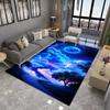 Dreamy Moon Print Large Area Rug Non-Slip Wear-resistant Carpet for Living Room Bedroom Soft Floor Mat Home Decor Fashionable