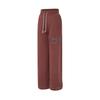 Fleece Lined Breathable Minimalist Fashion Casual Pants Women's Red Brown FV7685-218