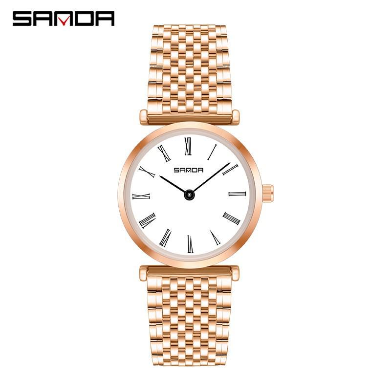 Sanda Universal Luxury Quartz Waterproof Watch for Business and Commuting - High-End Couple's Wristwatch