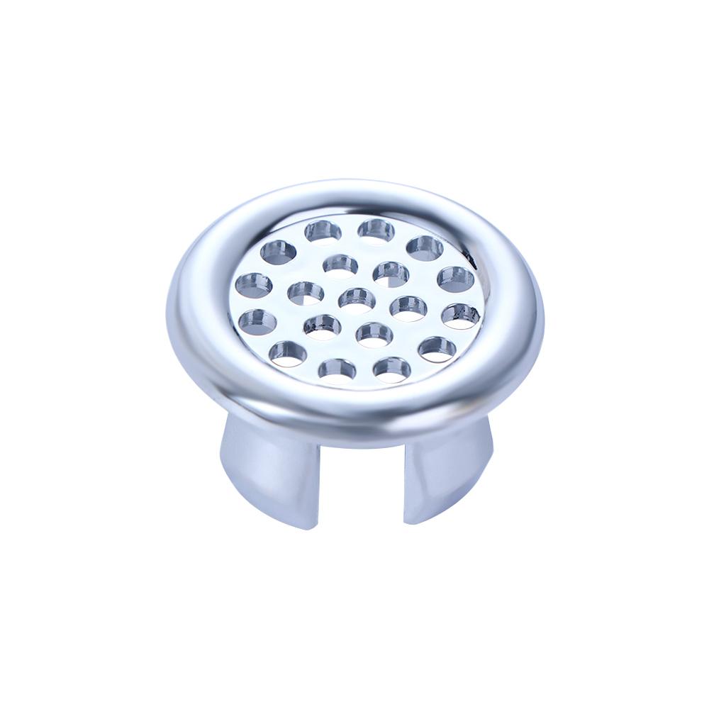Chrome Hole Cover Bathroom Ceramic Basin Kitchen Accessories Sink Basin Cap Spare Cover Sink Round Ring Hollow Overflow Cover