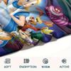 1PC  Alice Wonderland Tale Blanket, High quality Comfortable for All Seasons, Home Decor, Warmth and Comfort