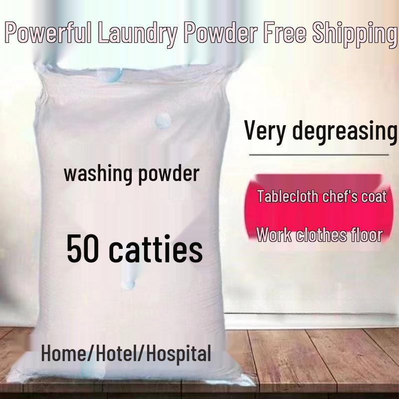 Waschmittel 50 Jin - Fleckenentfernung & Aufhellung für Hotels & Pensionen, 10 Große Großpackungen