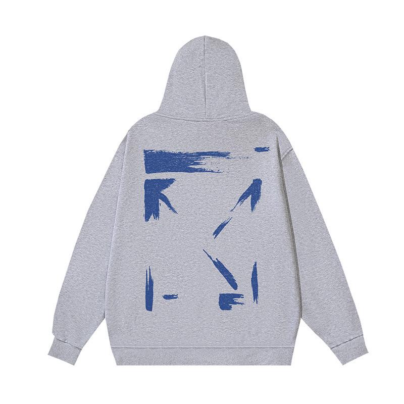 2025 Höst/Vinter Unisex Oregelbundet Bokstavs- och Pilmönster Rundhalsad Pullover Sweatshirt