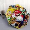 1pc Super Mario Bros Adventure Pattern Automatic Cartoon Umbrella is Fashionable and Good-Looking, a Portable 3-Fold Umbrella, Suitable for Travel and