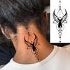 1 Foglio Tatuaggi Temporanei Vichingo Maori Drago Totem per Uomo Avambraccio Collo, Adesivi Tatuaggio Finti Temporanei Impermeabili Tatuaggi Realistici