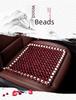 XB161 Universal Summer Wooden Bead Seat Cushion - Breathable, Cool, No Backrest, Four-Season Use