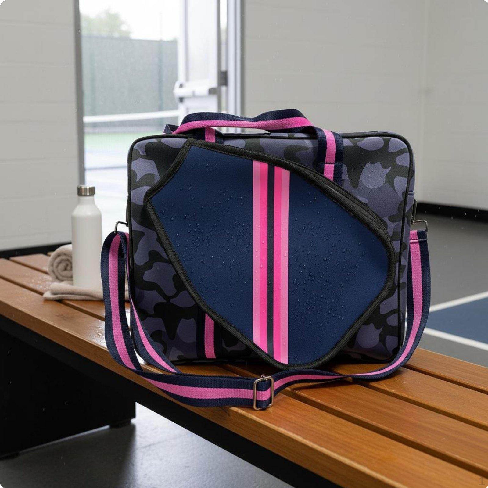 Pickleball Bag Multifunctional Tote Water Resistant for Travel, Gym, Beach Wq2 Wq2