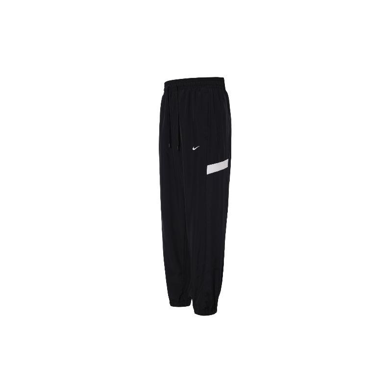 Nike Icon Retro Lightweight Breathable Loose Comfortable Woven Basketball Casual Pants Men Bottoms Black White FZ0251-010