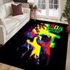 Vibrant Bob Marley Art Print carpet Suitable for all seasons Living room and bedroom mats Room Dormitory decoration Bathroom mat
