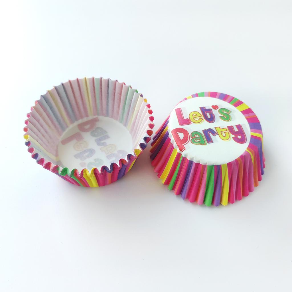Xiaomi 100Pcs/Set Muffin Cupcake Paper Cups Rainbow Cake Forms Cupcake Liner For Christmas Wedding Party Kitchen Baking Tray Cake Mold