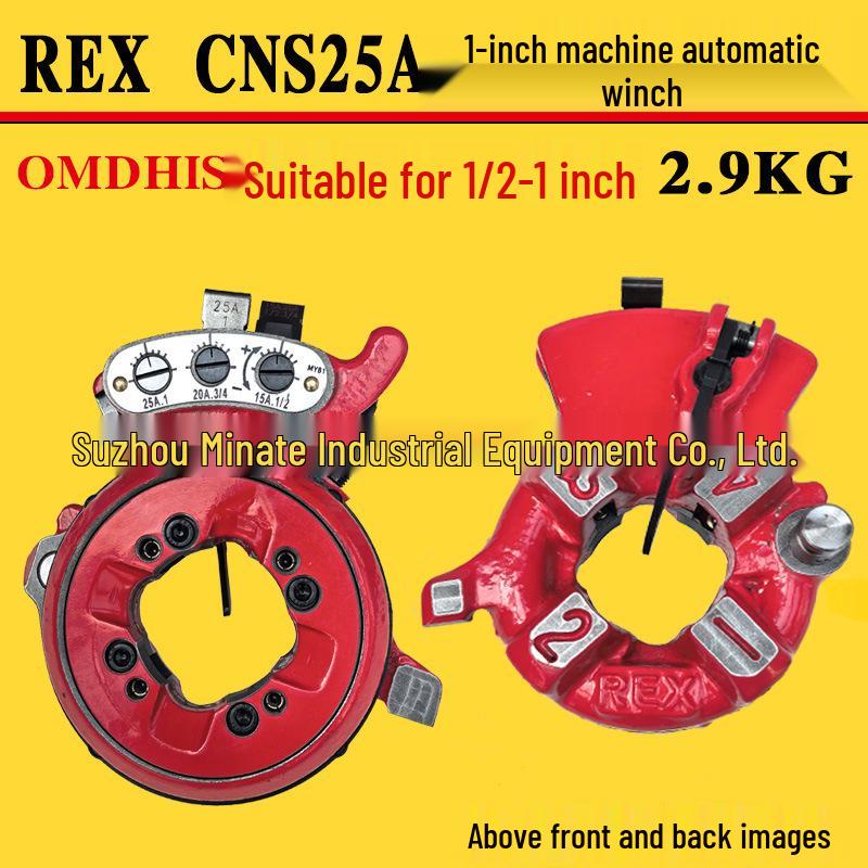 Japan REX CN50A/100A Electric Pipe Threader Kit with Manual & Automatic Winch Thread Plate