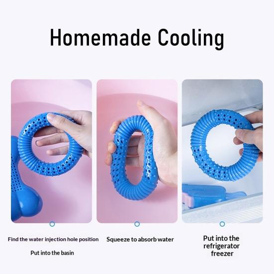 Pet Toy Cartoon Popsicle Bone Shape Bite-Resistant Plush Squeaky Dog Toy Tooth Cleaning Interactive Chew