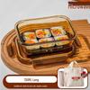 Borosilicate Glass Lunch Box with Lid