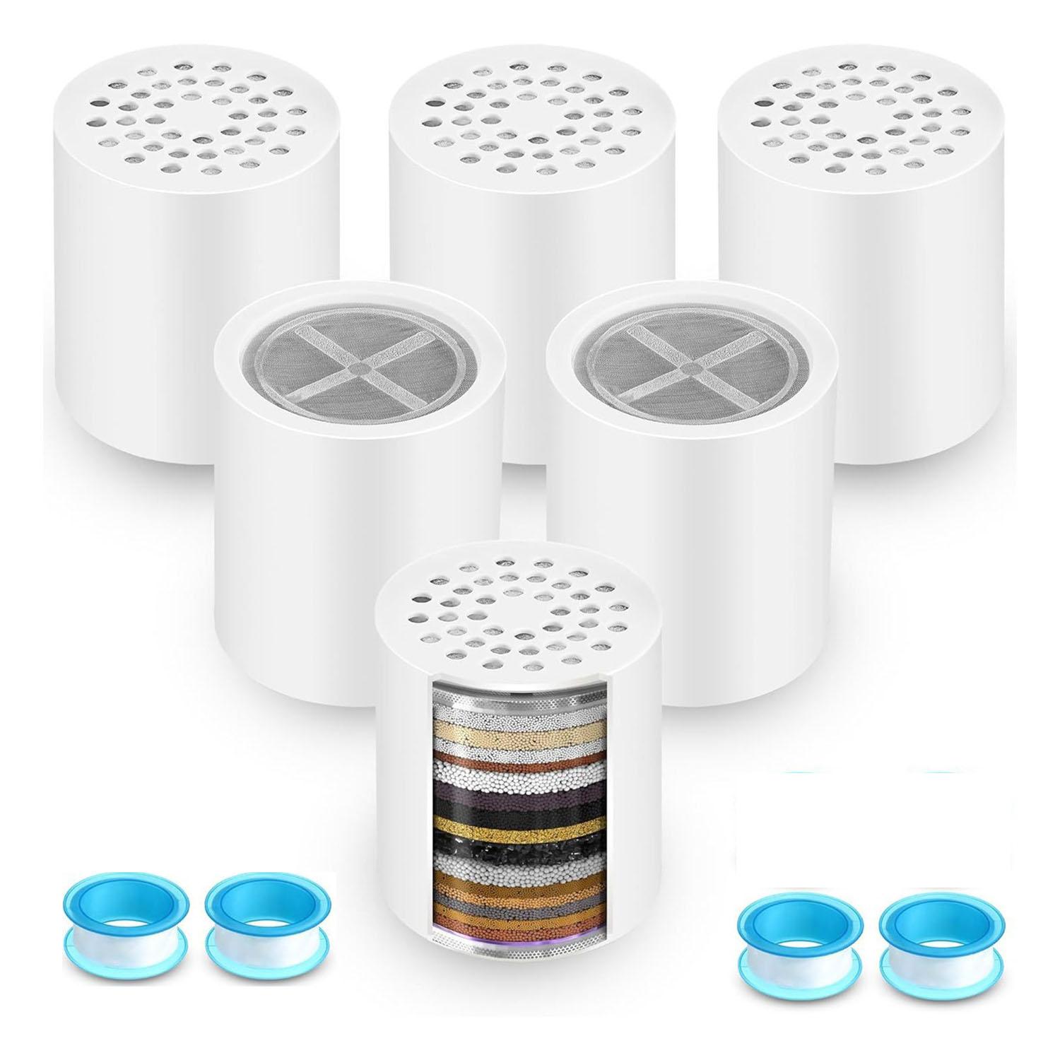 6 Pack 20 Stage Shower Filter