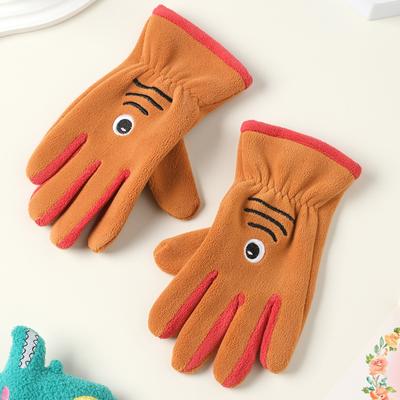Children's Warm Gloves Plus Fleece Cold-proof Gloves