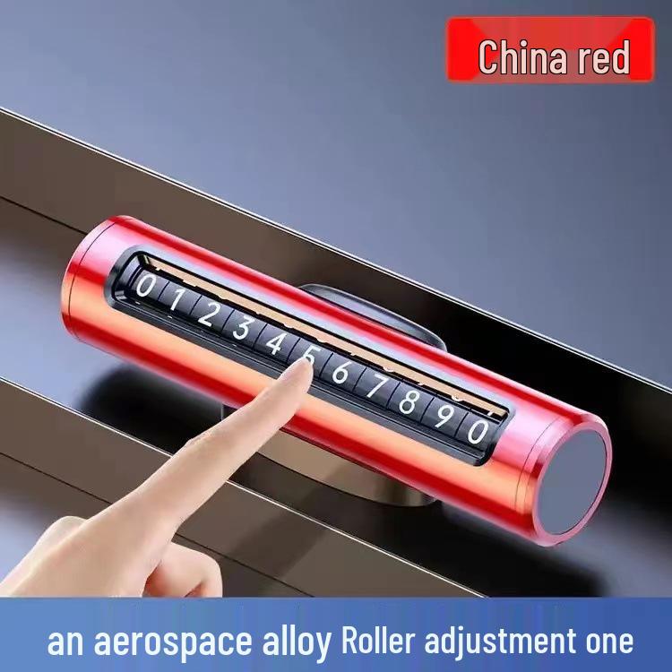 Multi-Functional Car Phone Number Plate with Night Vision for Temporary Parking