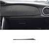 Soft Carbon Fiber Car Front Copilot Dashboard Cover Strip For Toyota 86 2017-20